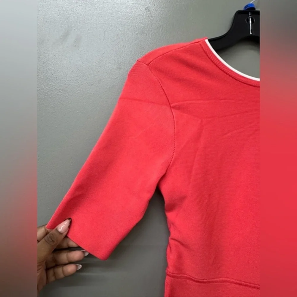 NWT VICTORIA‎ BECKHAM A-Line Coral Dress size 12 - Picture 3 of 11